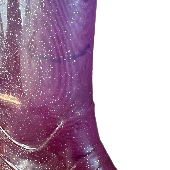 Element Girls Pink Ombré Glitter Waterproof Rain Boots Size 12 - Picture 6 of 7